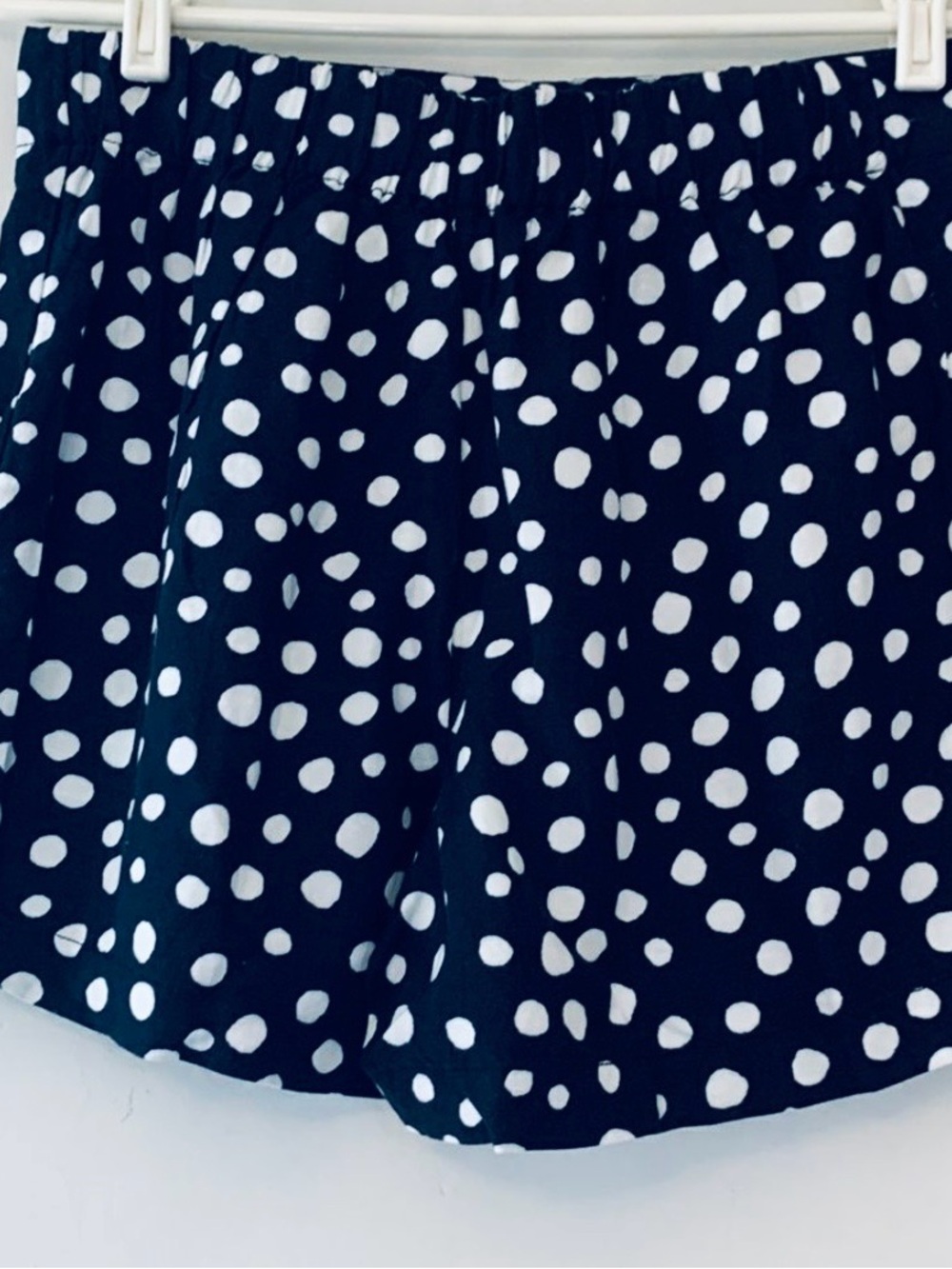 LOFT Polka Dot Skater Skirt